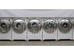 Fair Conditon Milnor Front Load Washer 35LB 3PH 220V White Finish Used