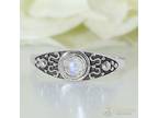 Silver Gemstone Ring.