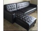 New In Box- Black adjustable Sofa Chaise Futon