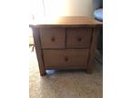 Oak end table