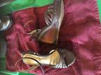 Anotnio Melani Brown Leather Wedge (NEVER Worn)sz 7