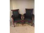 DMI Dark Blue Executive Chairs (2)