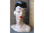 Vintage Head Vase by Dorothy Kindell ~ ~ Black Lady ~ ~ *