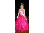 Size 8 floral pageant dress