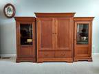 Cherry Wood Entertainment Center