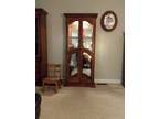 Oak Curio Cabinet