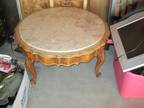 Antiques and old furniture, stained glass