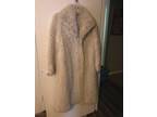 Vintage Authentic Blue Fox Full Length Fur Coat