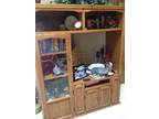 Oak tv cabinet