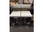 Bar Stools- White Square