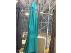 Umbrella- Deluxe Offset Turquoise