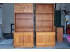 2 Teak cabinets