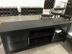 TV Stand- Black Wood Grain