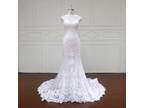 Edwina's Mermaid Lace Wedding Gown