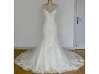 Autumn's Mermaid Lace Empire Waist Wedding Dress