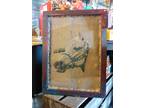 Shabby Chic Burlap Art