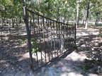 Vintage iron entry gates