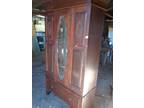 Antique wardrobe cabinet