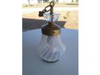 1930 Fenton Glass Shade Great in Hallway or Bathroom Fixture