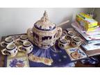 German Vintage soup pottery set (8 mugs)