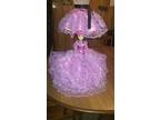 Porcelain doll lamp