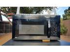 LG Microwave above stove unit.. Like new, black