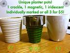 Assorted Flower Pots