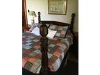 Antique bed queen size