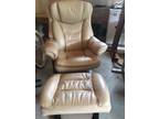 Lounge Chair with Foot Rest Stool -