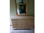 White Dresser with Mirror
