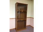 Two display cases