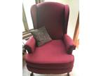 Winged back chairs
