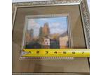 Vtg Italia Italy By Michael Longo Fine Art 5.5" Print Custom Framed 12" Signed