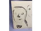 John Beauchamp (1925-2019) Pen Abstract Portraits Faces Minnesota October 1983