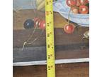 Original Oil Painting on Canvas Tibor Filkorn Still Life Fruit Signed Vintage