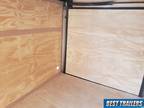 2024 new economy 7 x 16 enclosed trailer cargo hauler LED lights ramp