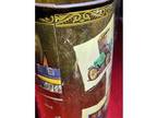 Vintage Metal Automobile Trash Can