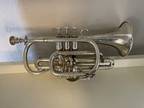 VINTAGE 1926 Hawkes and Son ClipperTone Cornet (London) Case MP Playable As Is!