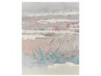 Original Signed Lee Reynolds Abstract Oil And Mixed Media on Canvas 1990s
