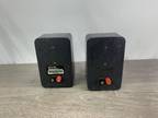 Pair of Polk Audio RM3000 Monitor Series-2 Satellite Speakers Gray PARTS REPAIR