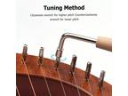 16-String Lyre Harp Metal Strings Solid Wood String Instrument W/ Carry Bag N1P7