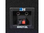 Pair of Passive Dual 10 Inch 2-Way PA/DJ Loudspeaker Cabinets - 1050 Watts
