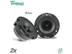 2x Timpano TPT-ST2 PRO 3.85" Titanium Bullet Tweeter Car Super Black 600 Watt
