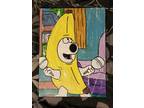 Family Guy Brian PB&J Time Painting