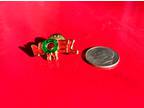 Noel Wreath Christmas Pin