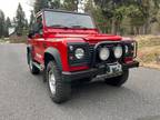 1998 Land Rover Defender Convertible Red
