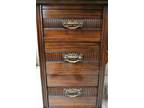 Amazing Antique English Dressing Chest With Beveled Mirror, Georgian Circa 1890