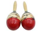 Professional Maracas Musical Instrument Wooden Maracas Shakers Percussion O4K6