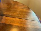 Antique Round Pedestal Table