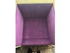 Vintage Art Deco Square Chair Epoxy Resin Custom MCM Deco Revival Lounge Rare
